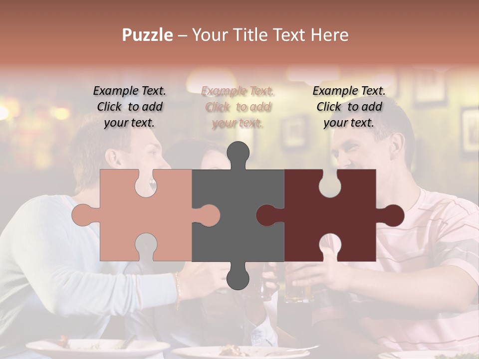 Foam Pub Drink PowerPoint Template