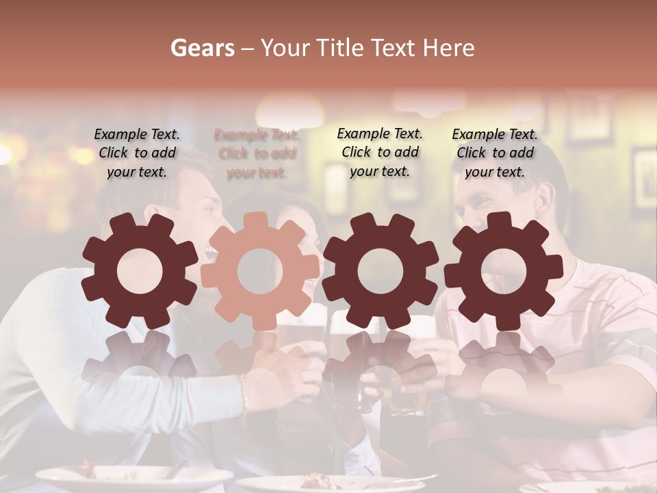 Foam Pub Drink PowerPoint Template