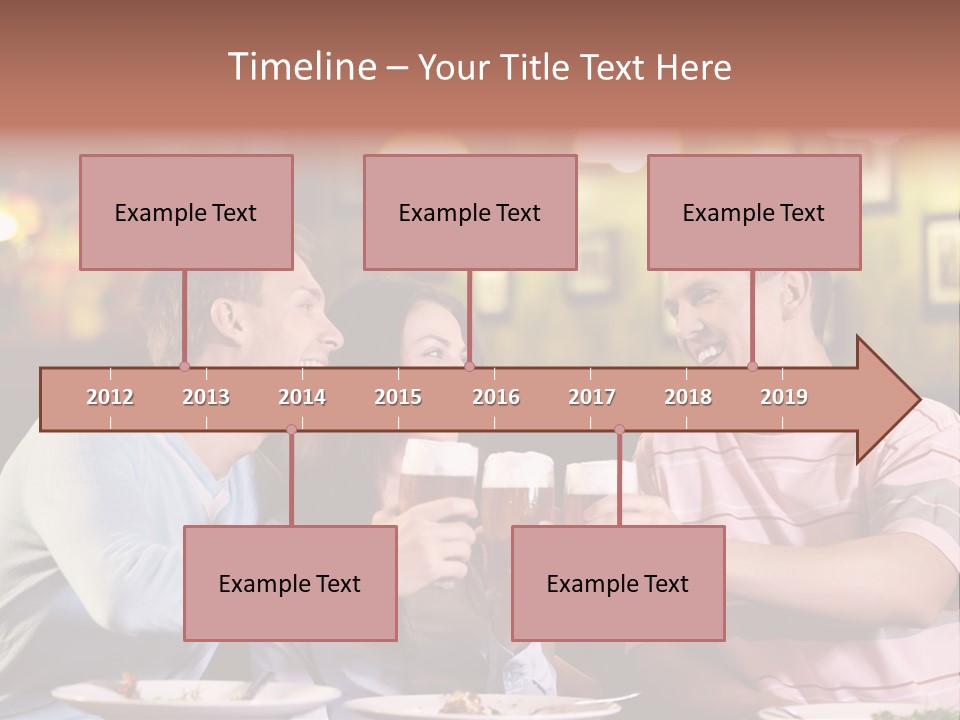 Foam Pub Drink PowerPoint Template