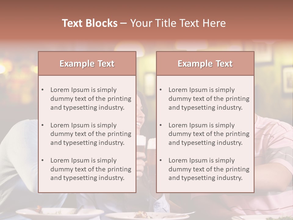 Foam Pub Drink PowerPoint Template