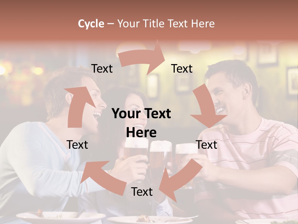 Foam Pub Drink PowerPoint Template