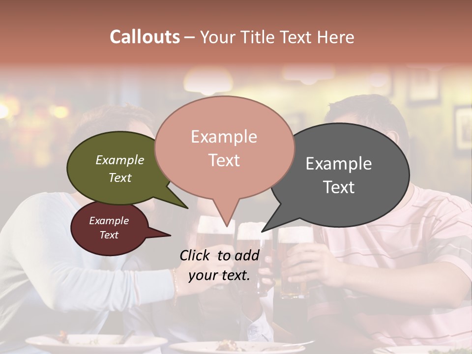 Foam Pub Drink PowerPoint Template