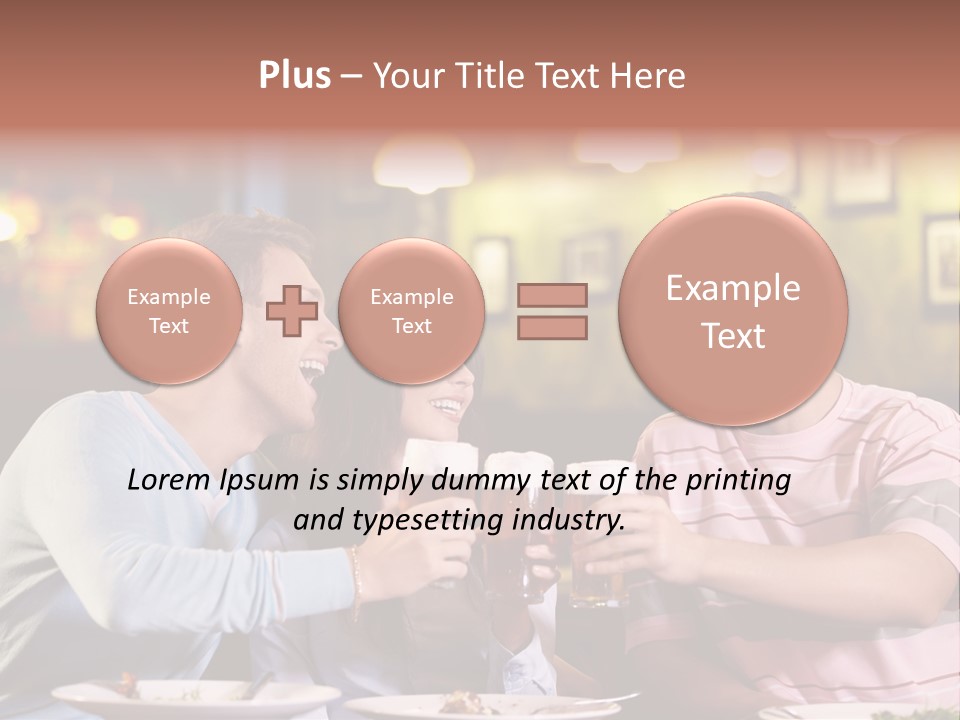 Foam Pub Drink PowerPoint Template
