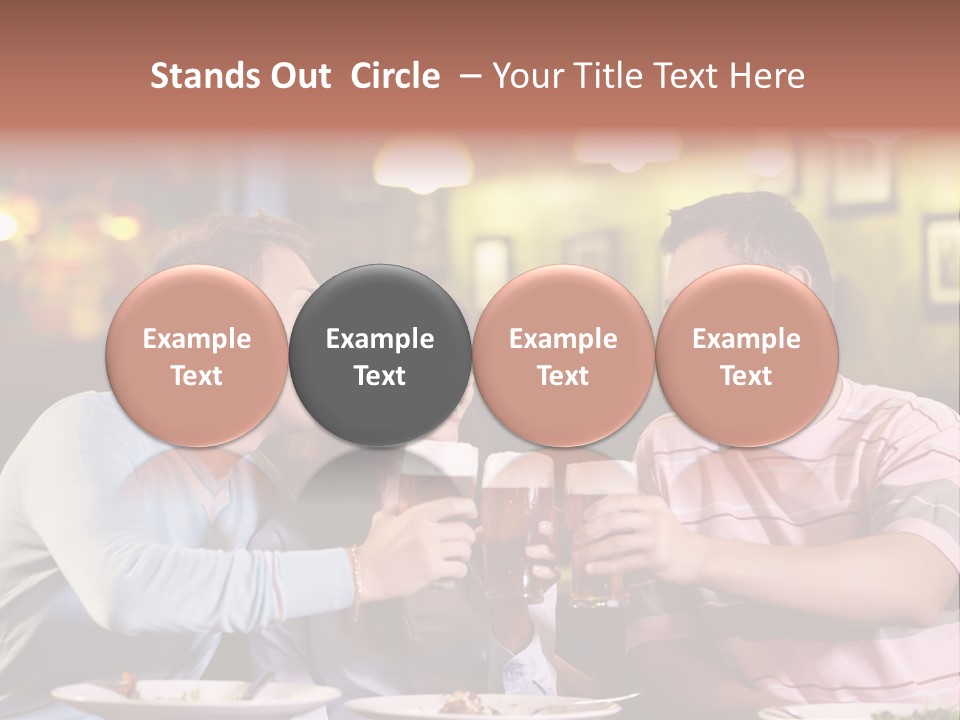 Foam Pub Drink PowerPoint Template