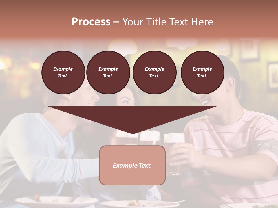 Foam Pub Drink PowerPoint Template