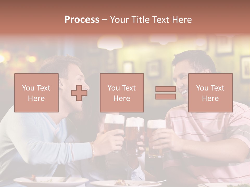 Foam Pub Drink PowerPoint Template