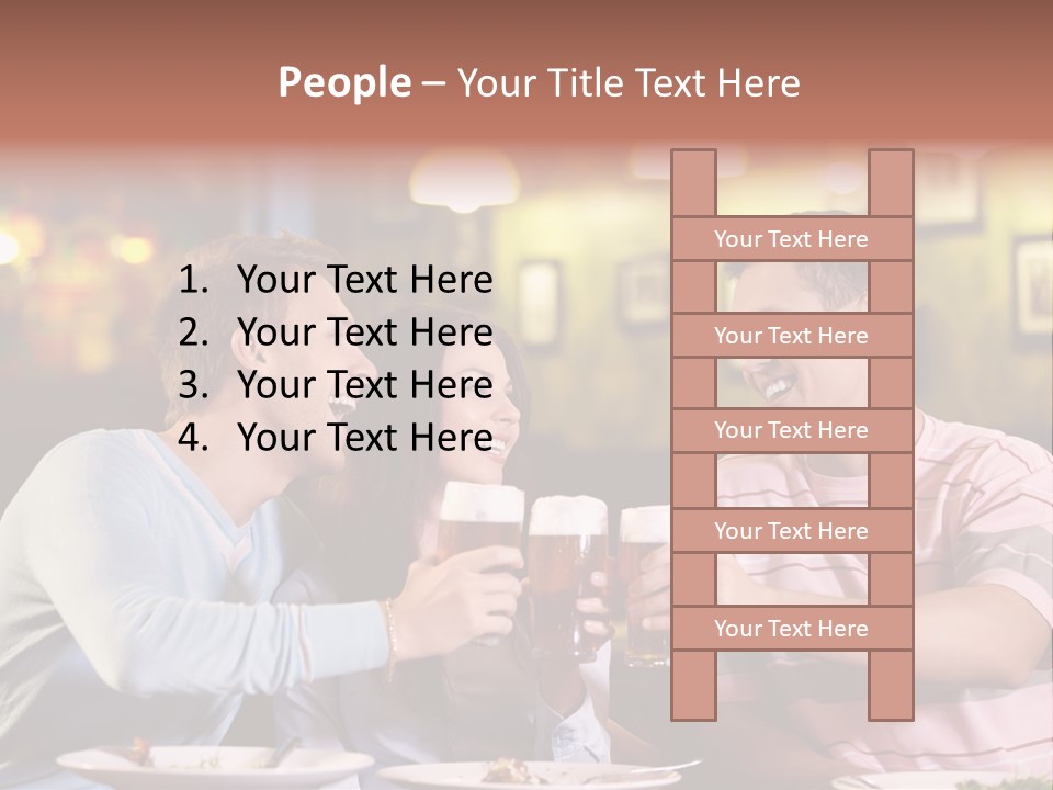 Foam Pub Drink PowerPoint Template