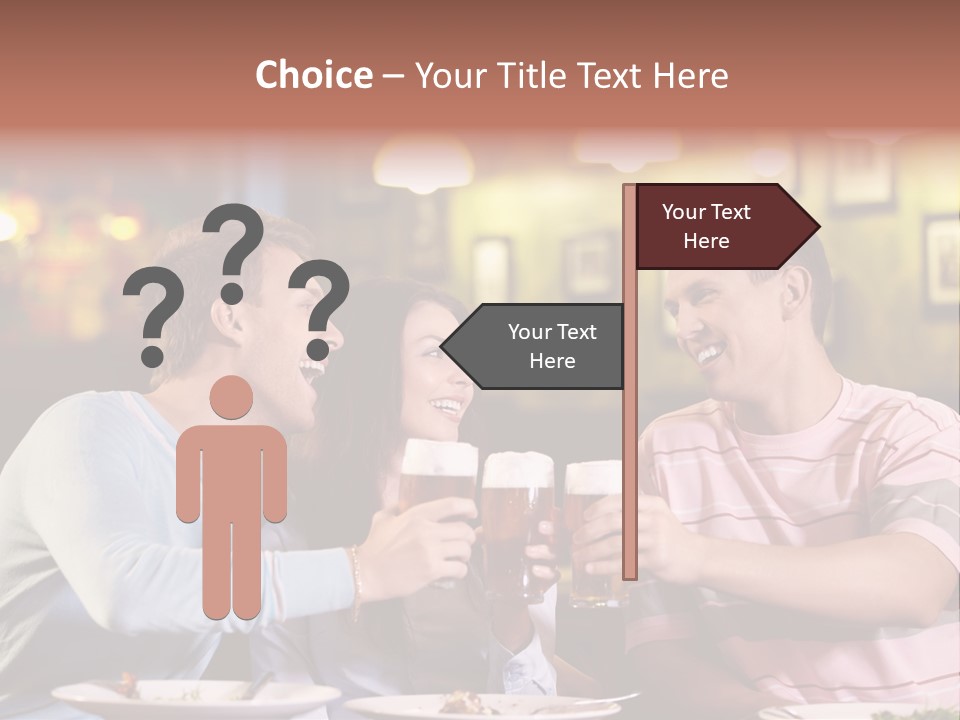 Foam Pub Drink PowerPoint Template