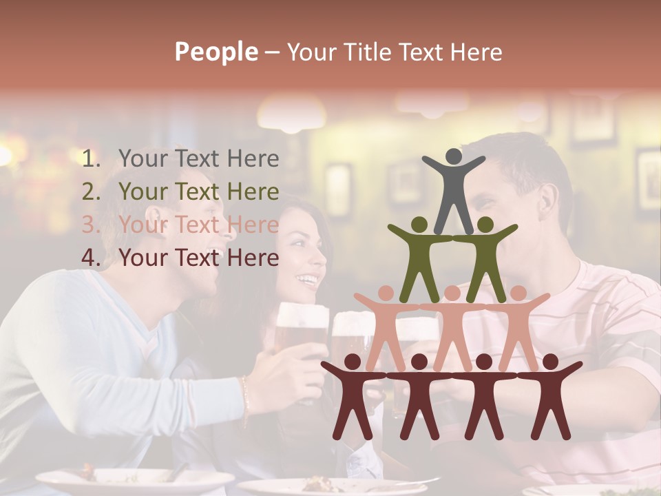 Foam Pub Drink PowerPoint Template