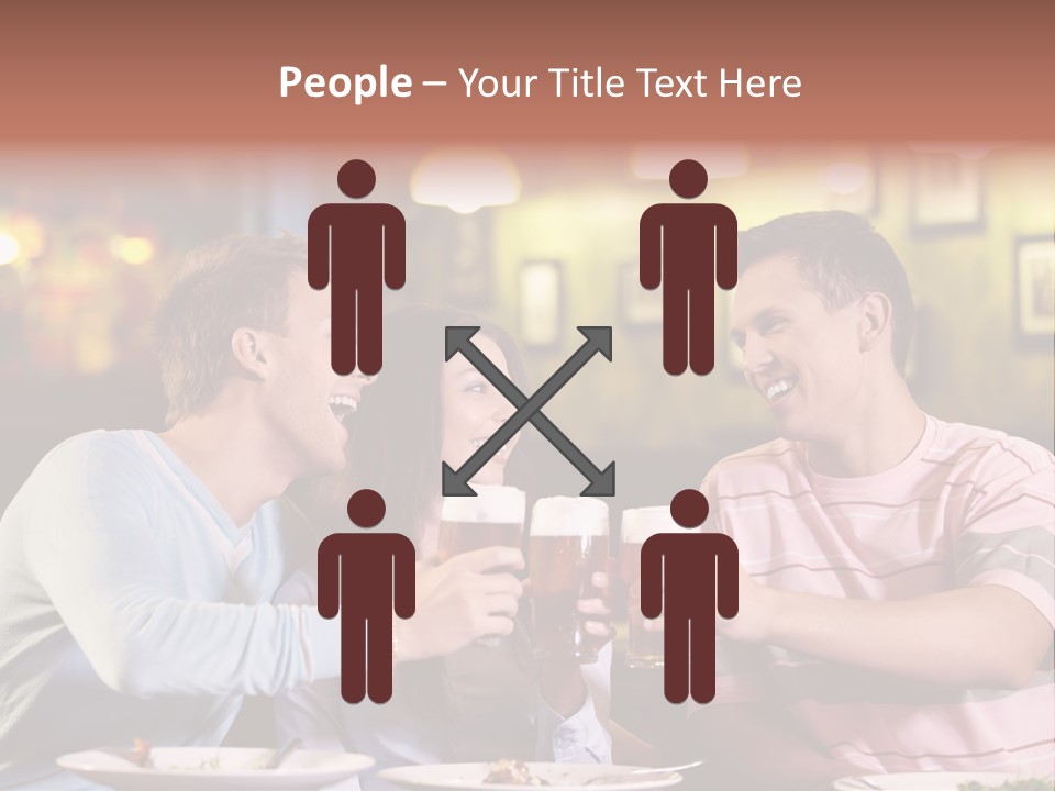 Foam Pub Drink PowerPoint Template