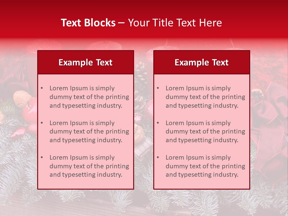 Christmastide Nicholas Candle PowerPoint Template