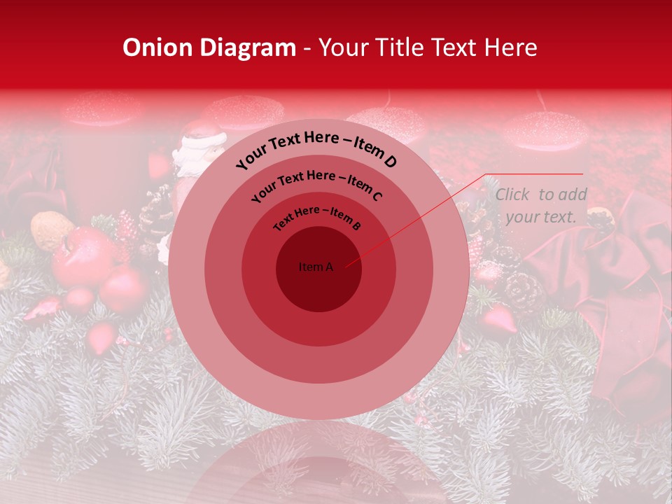 Christmastide Nicholas Candle PowerPoint Template