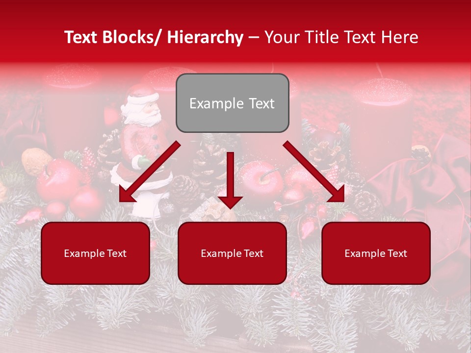 Christmastide Nicholas Candle PowerPoint Template