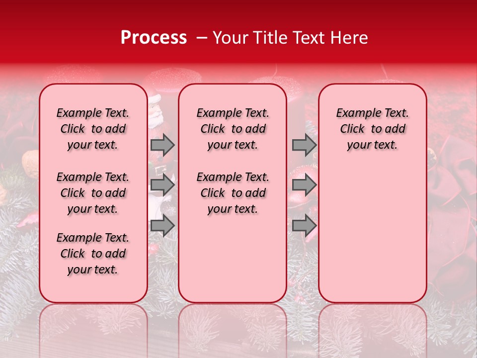 Christmastide Nicholas Candle PowerPoint Template