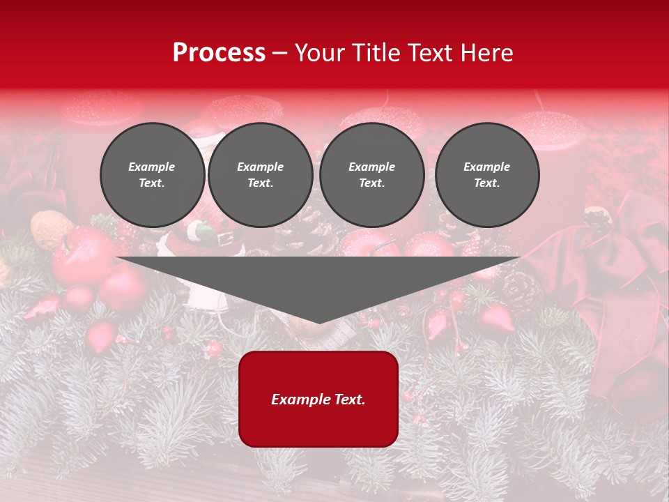 Christmastide Nicholas Candle PowerPoint Template