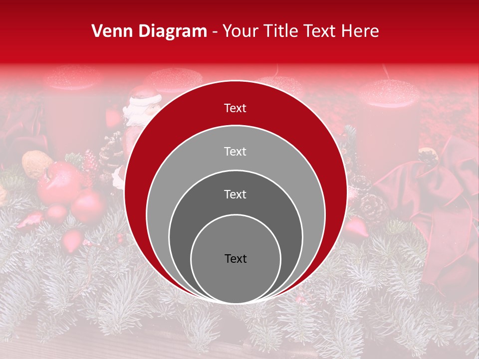 Christmastide Nicholas Candle PowerPoint Template