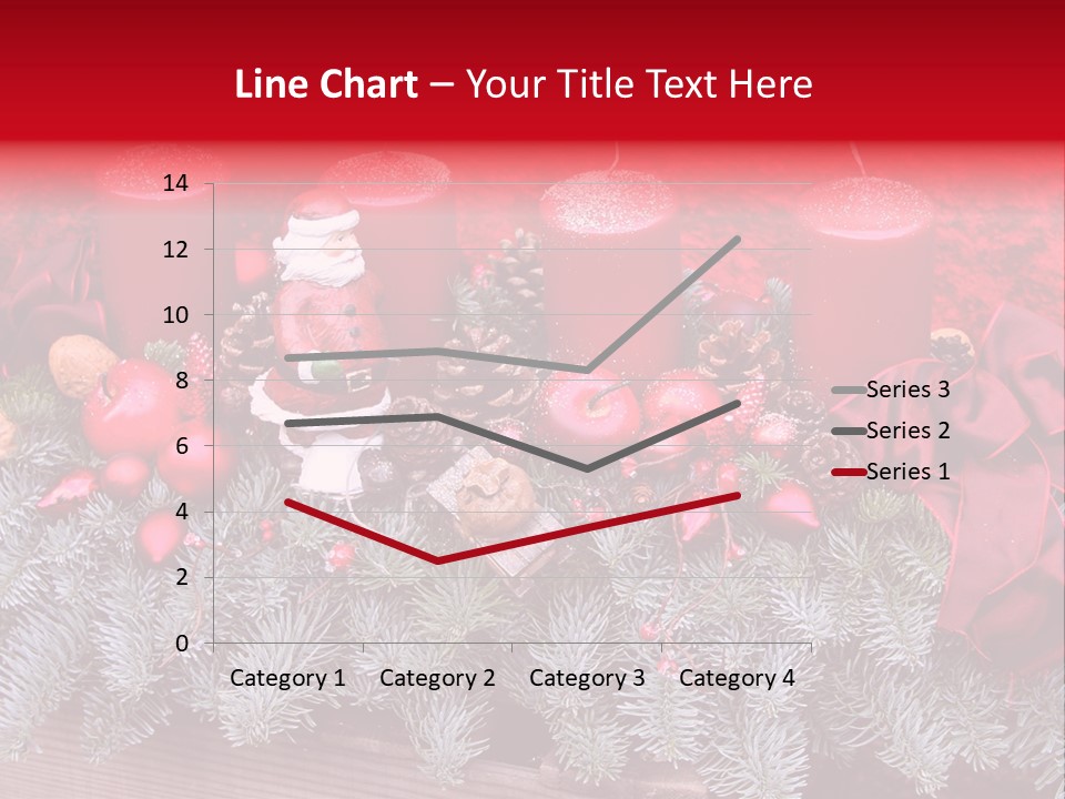 Christmastide Nicholas Candle PowerPoint Template
