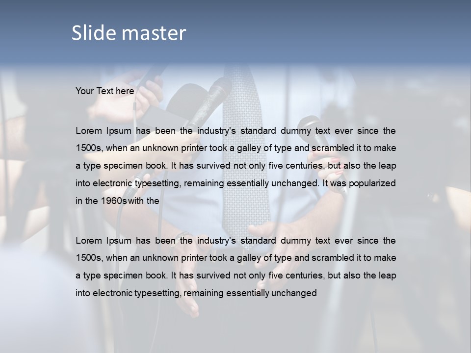 Report Corporate Campaign PowerPoint Template