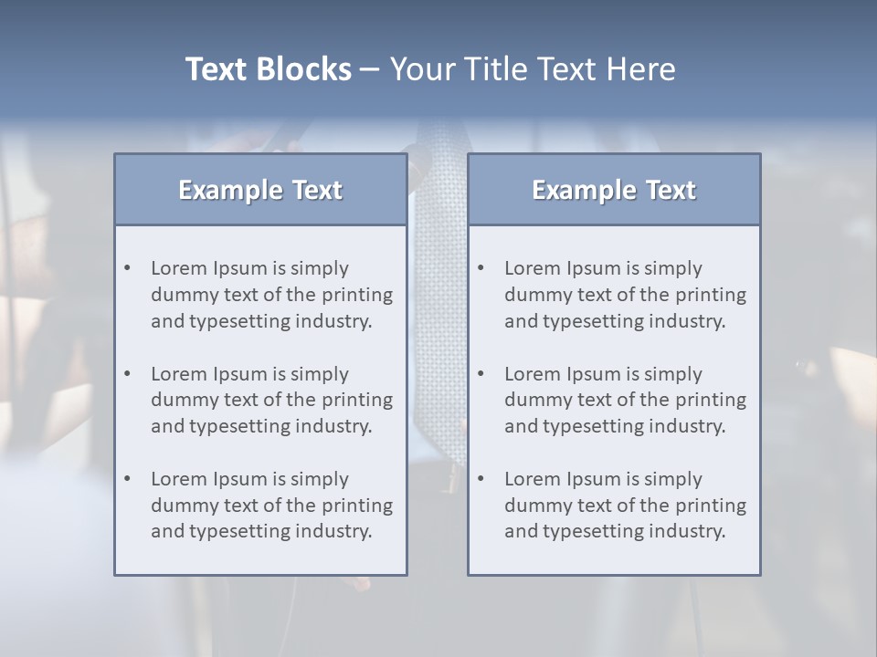 Report Corporate Campaign PowerPoint Template
