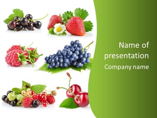 Cherry Set Organic PowerPoint Template