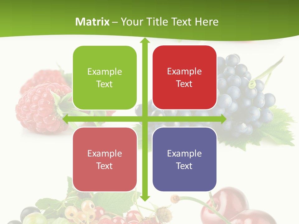 Cherry Set Organic PowerPoint Template
