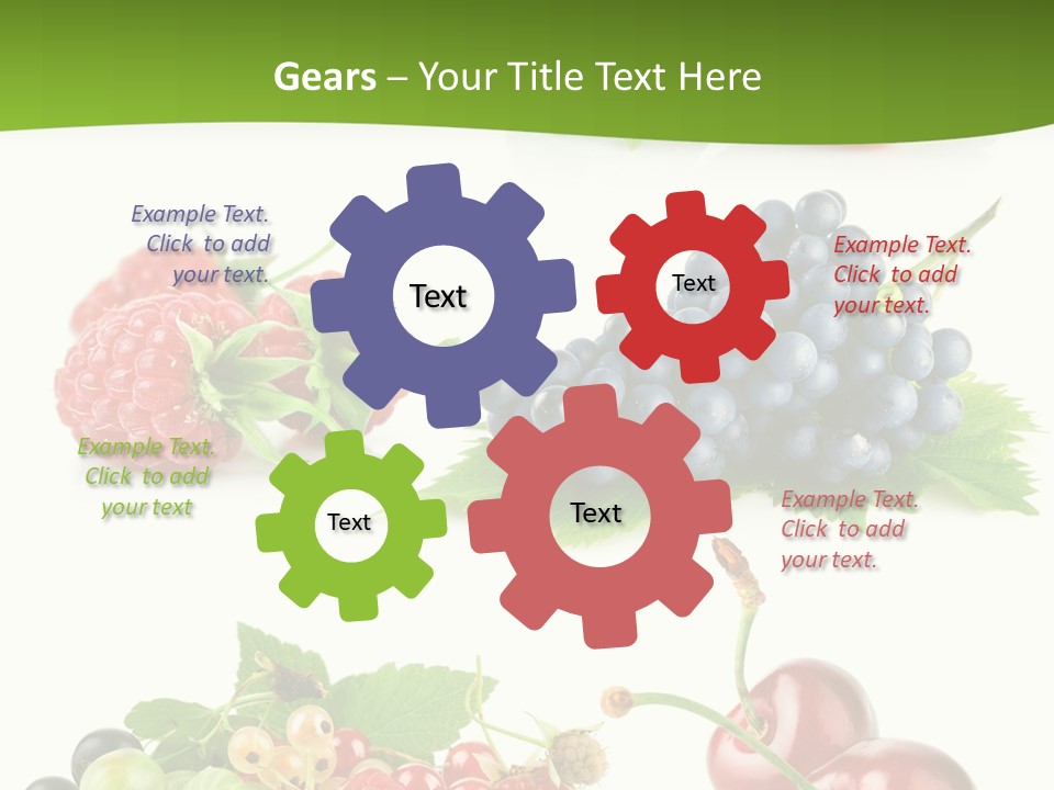 Cherry Set Organic PowerPoint Template