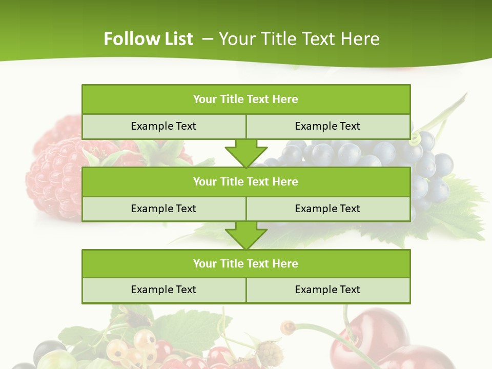 Cherry Set Organic PowerPoint Template