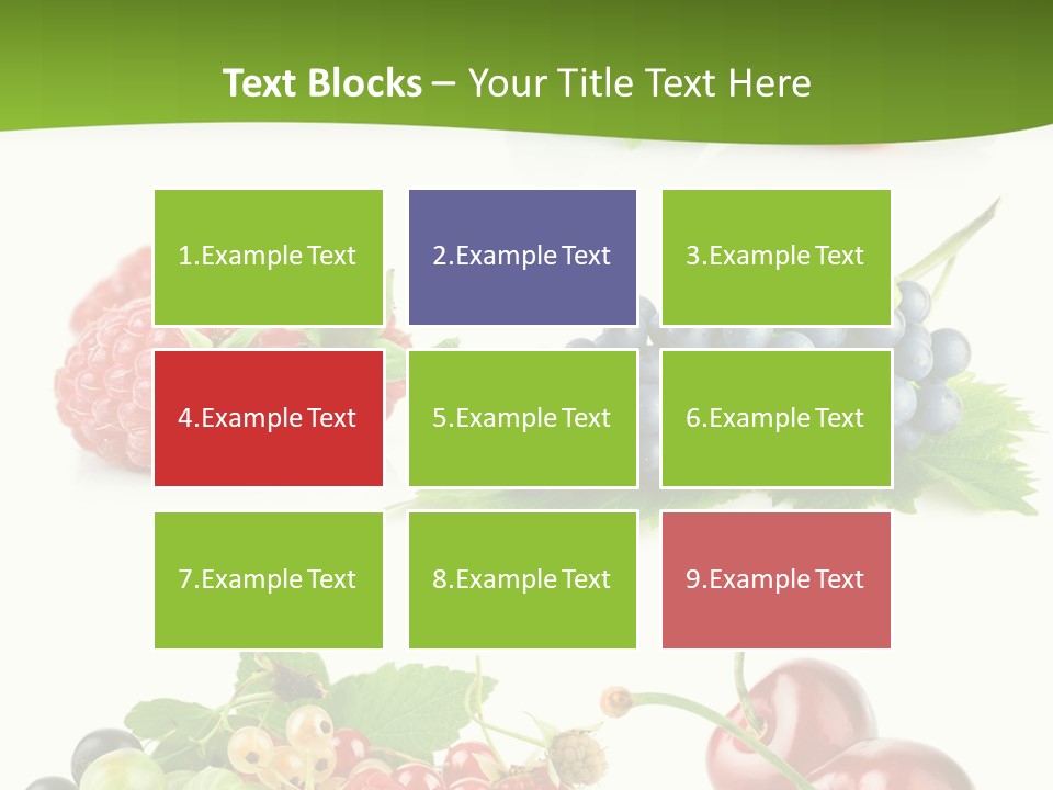 Cherry Set Organic PowerPoint Template