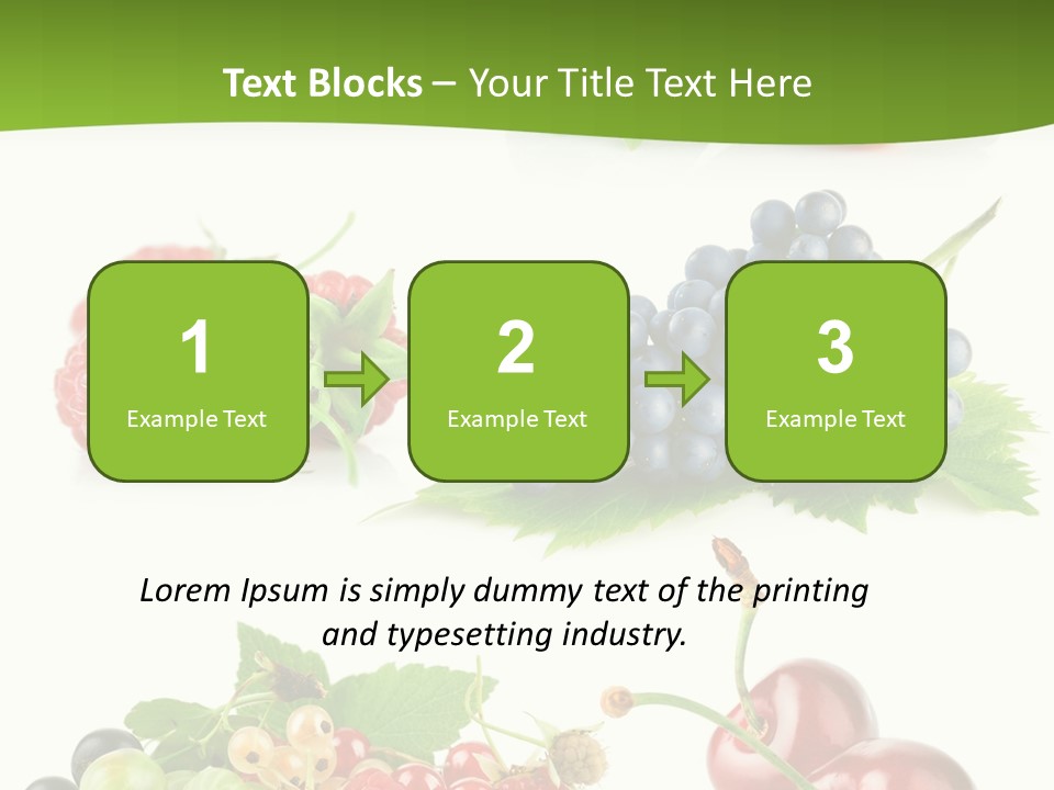 Cherry Set Organic PowerPoint Template