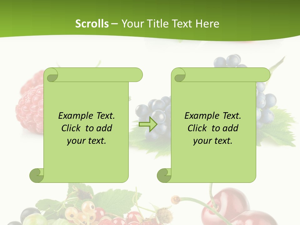 Cherry Set Organic PowerPoint Template
