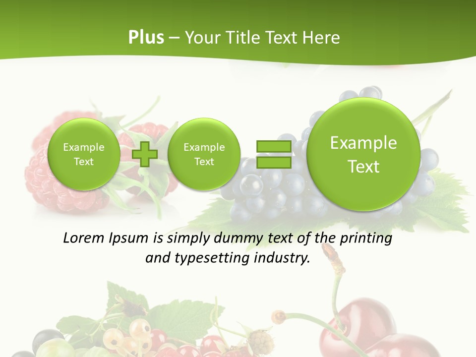 Cherry Set Organic PowerPoint Template