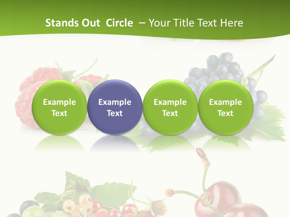 Cherry Set Organic PowerPoint Template