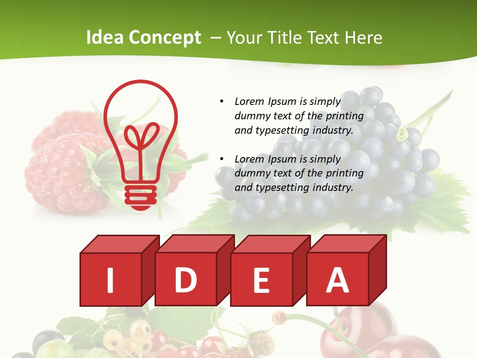 Cherry Set Organic PowerPoint Template