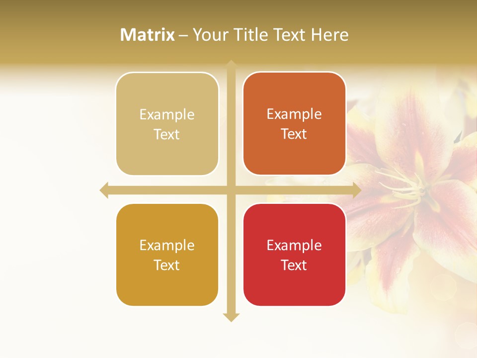 Sunny Summer Bouquet PowerPoint Template