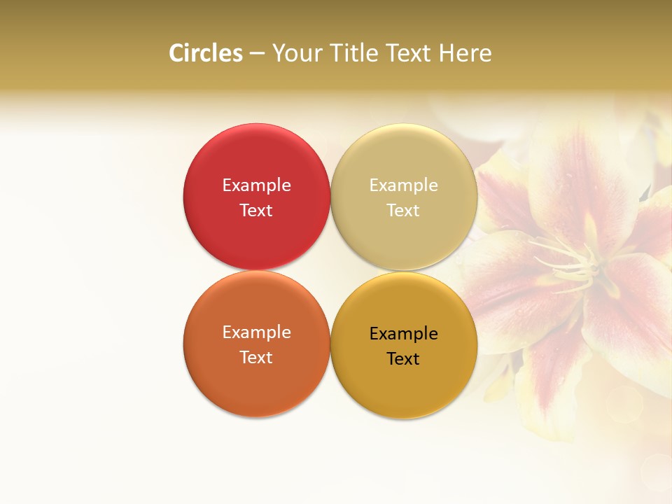 Sunny Summer Bouquet PowerPoint Template