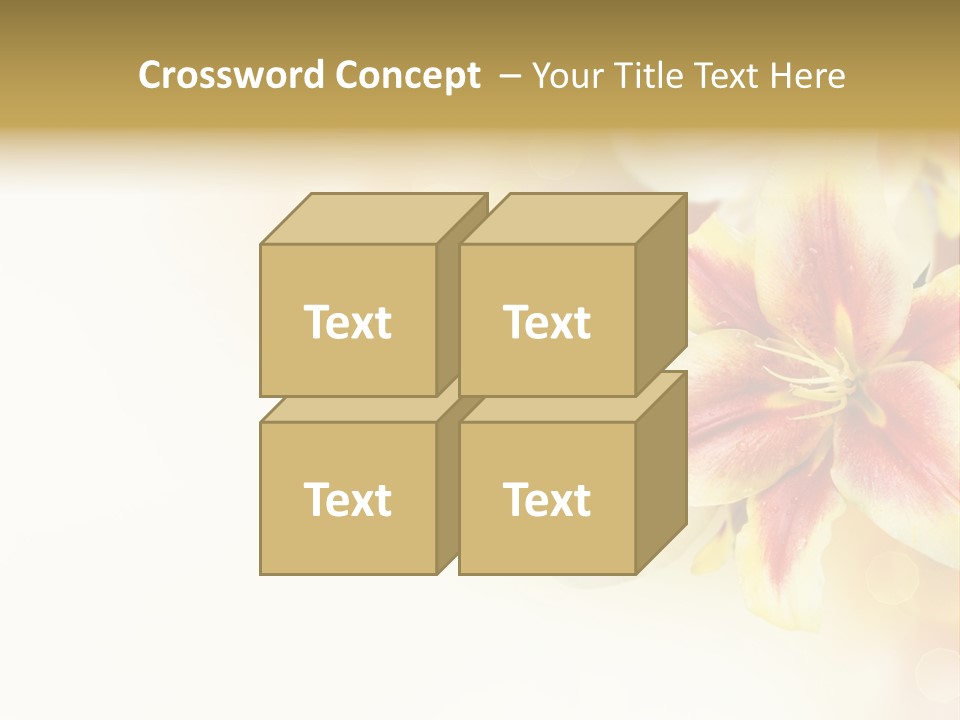 Sunny Summer Bouquet PowerPoint Template