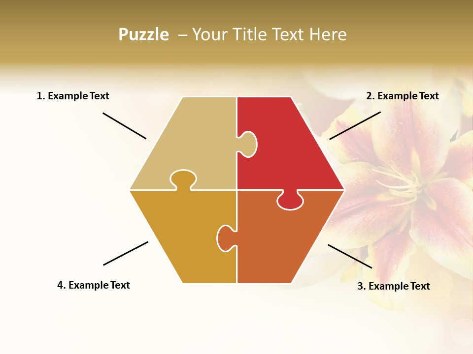 Sunny Summer Bouquet PowerPoint Template