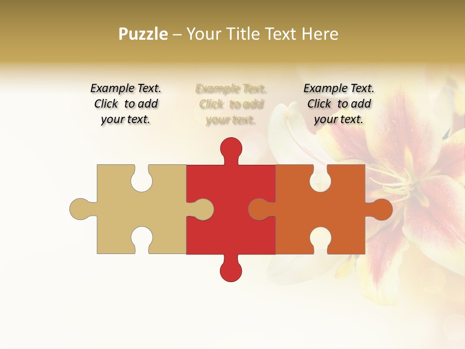 Sunny Summer Bouquet PowerPoint Template