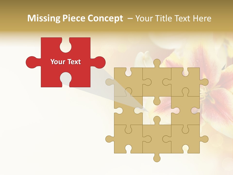 Sunny Summer Bouquet PowerPoint Template