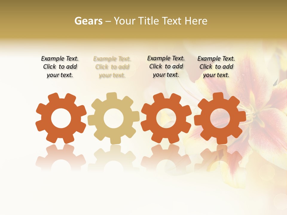 Sunny Summer Bouquet PowerPoint Template