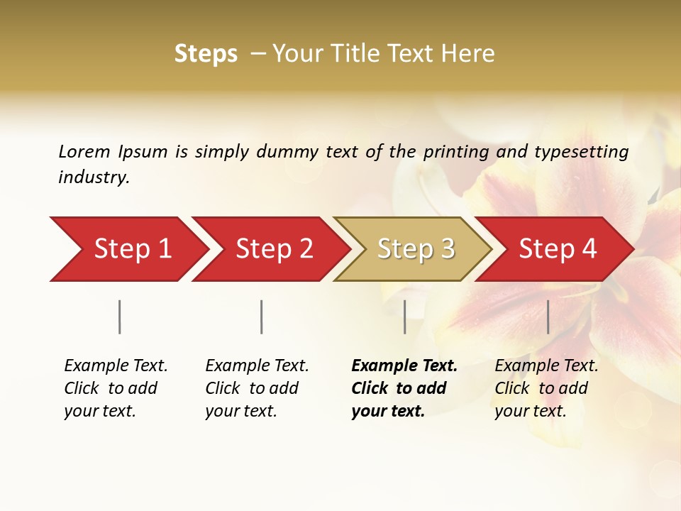 Sunny Summer Bouquet PowerPoint Template