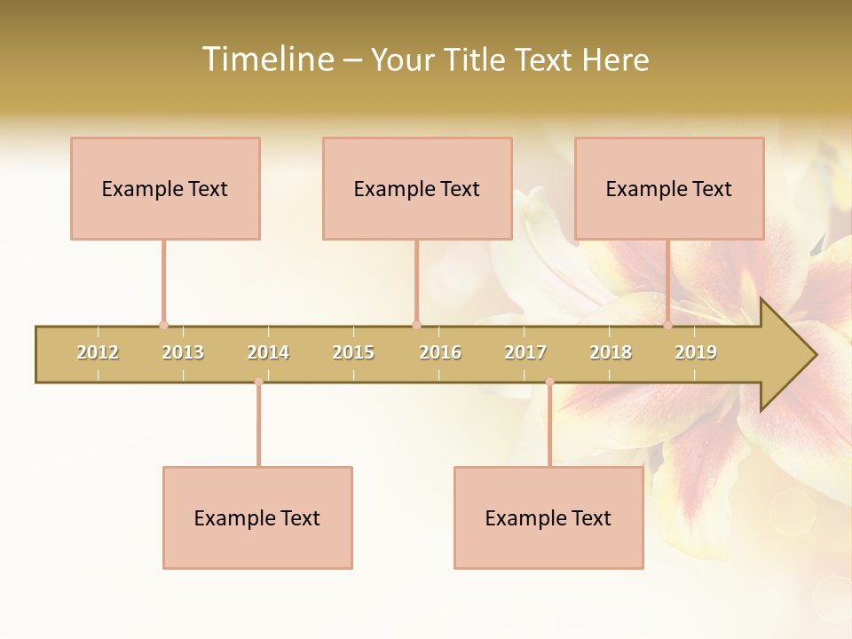 Sunny Summer Bouquet PowerPoint Template
