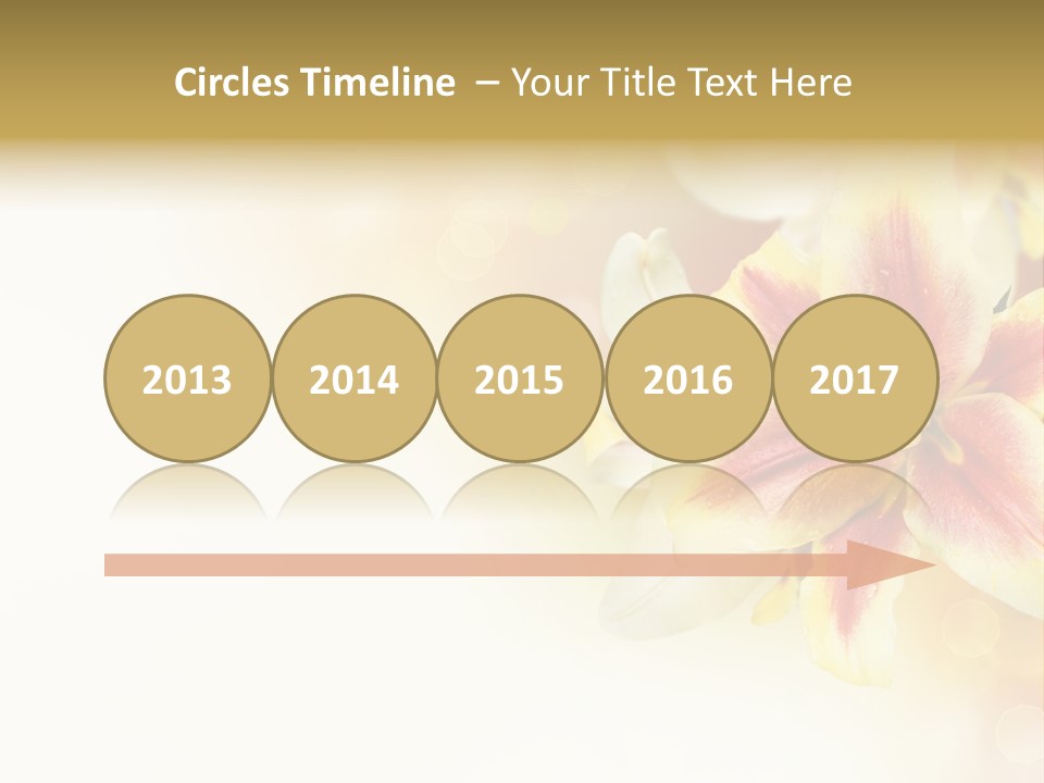 Sunny Summer Bouquet PowerPoint Template