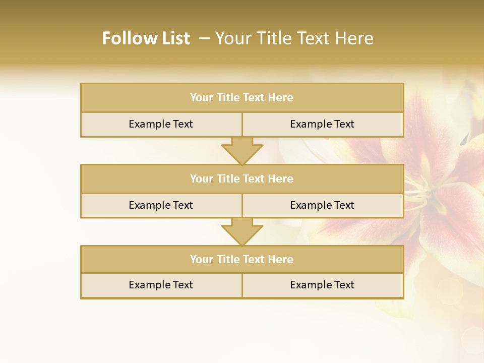 Sunny Summer Bouquet PowerPoint Template