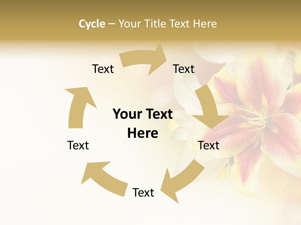 Sunny Summer Bouquet PowerPoint Template