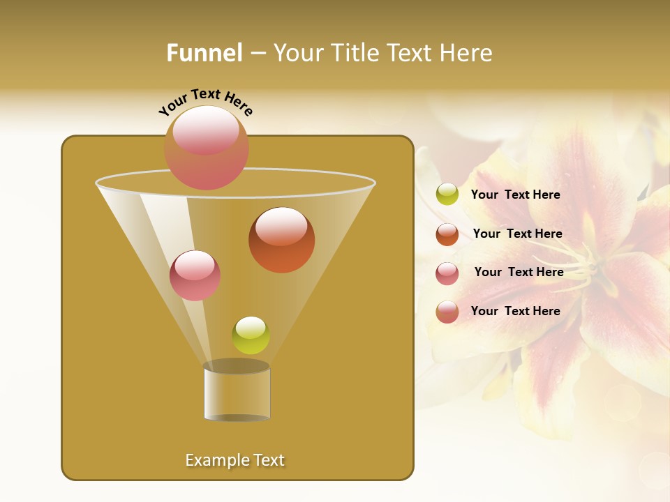 Sunny Summer Bouquet PowerPoint Template