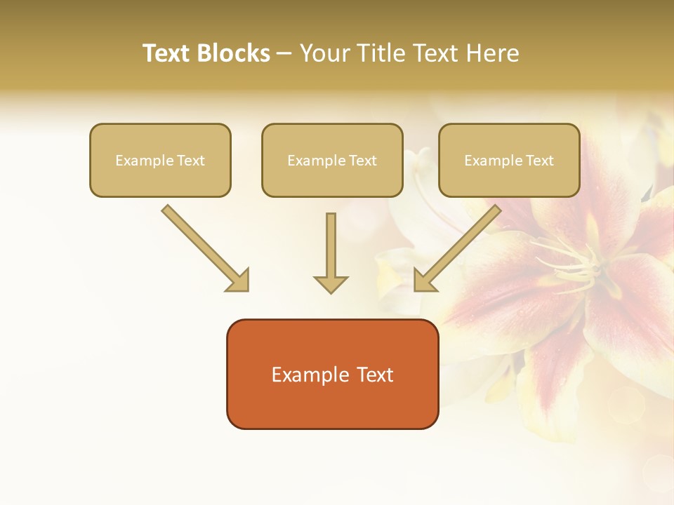 Sunny Summer Bouquet PowerPoint Template