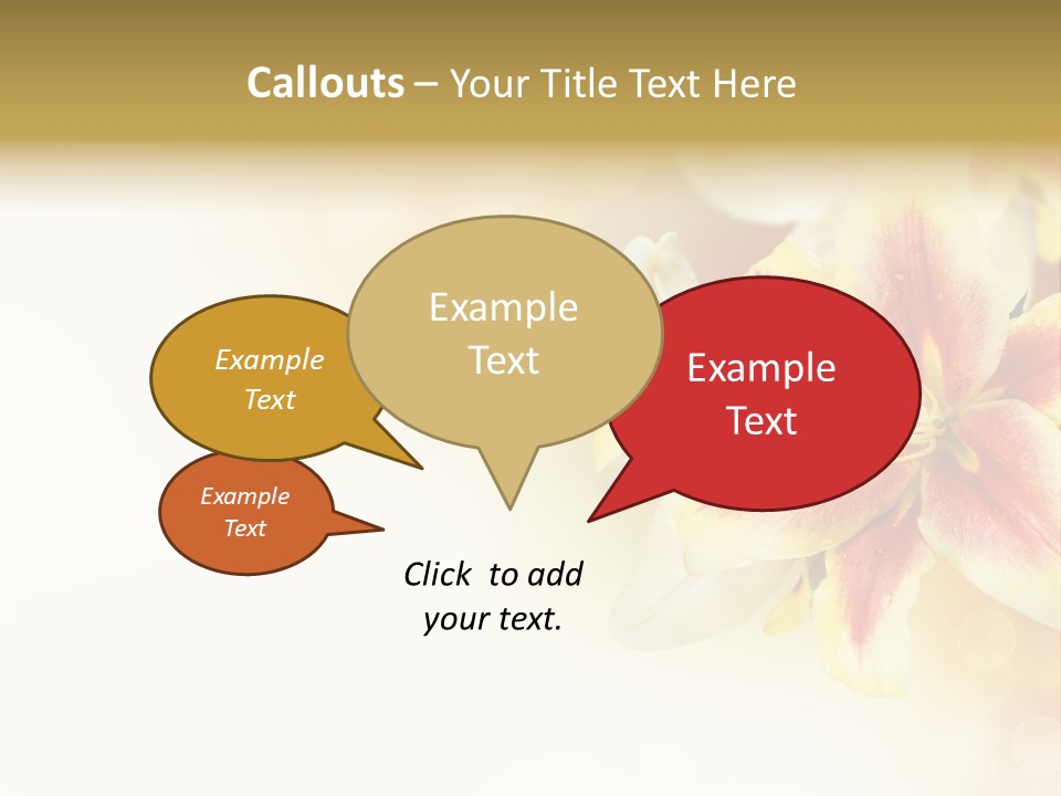 Sunny Summer Bouquet PowerPoint Template