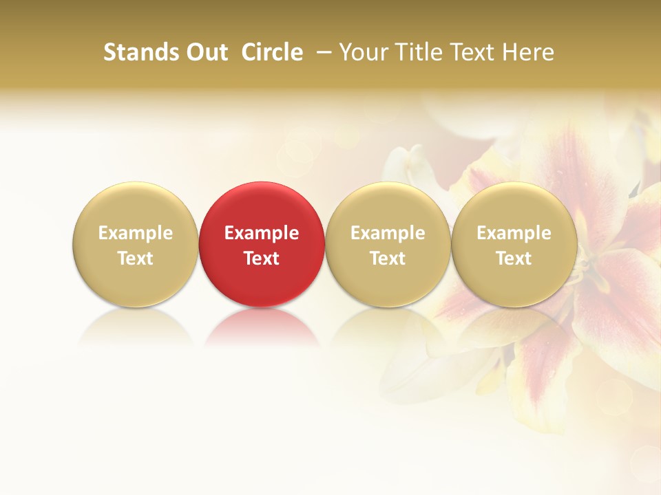 Sunny Summer Bouquet PowerPoint Template