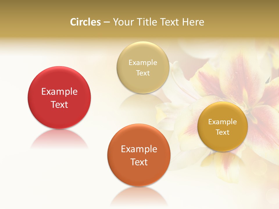 Sunny Summer Bouquet PowerPoint Template